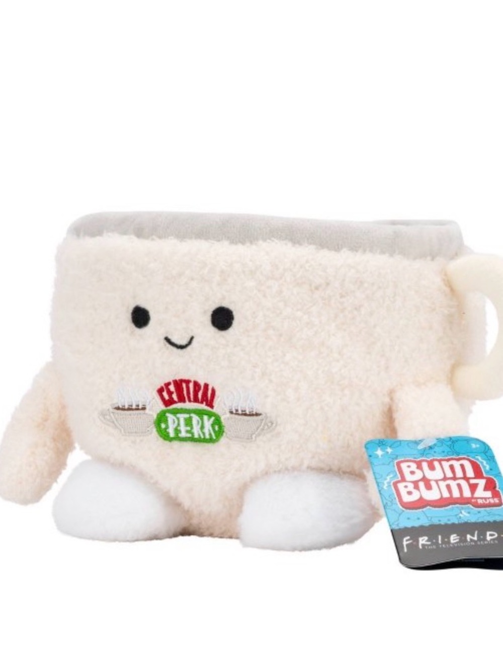 BumBumz 7.5" Friends - Central Perk Mug: Polyester Character Plush NWT